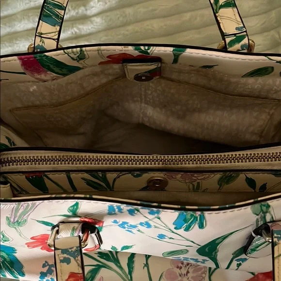 Kate Spade Cream Floral Tote - Picture 5 of 7